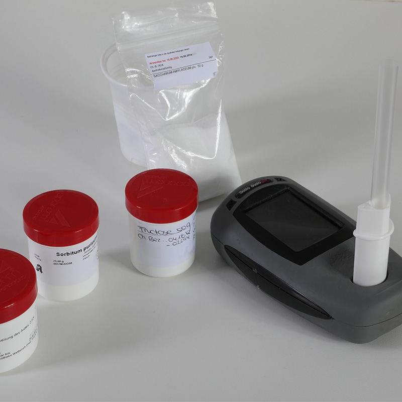 Utensilien f&uuml;r Atemtest