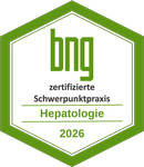 Siegel Schwerpunktpraxis für Hepatologie 2026