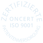 Zertifikat f&uuml;r ISO 9001 sichere Patientenversorgung